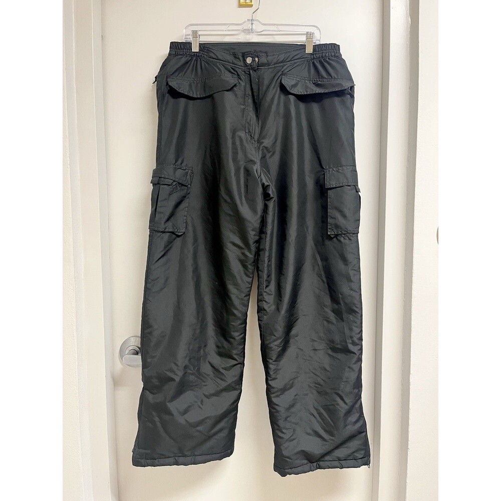 IXtreme Outfitters Insulated Snow Pants Black Pockets Men’s XL Ski Winter Cargo
